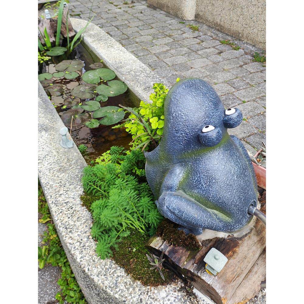 户外水池流水青蛙摆件花园庭院出水口装饰品鱼池过滤循环景观喷泉