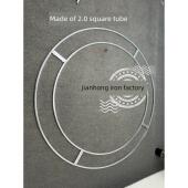 定制新款 饰圆形线帘架 婚庆铁艺吊顶圆环架子舞台珠帘吊顶纱舞台装