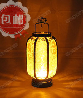 蔚州小铁艺灯LED发光元宵节复古