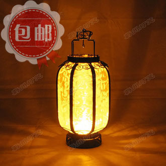 蔚州小铁艺灯LED发光元宵节复古