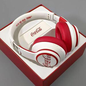 可口可乐头戴式耳机蓝牙耳机无线降噪游戏电脑耳麦男女生新款2026