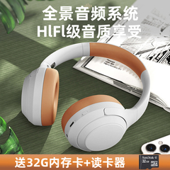 【送内存卡】无线蓝牙耳机头戴式降噪运动可插卡儿童电脑耳麦男生