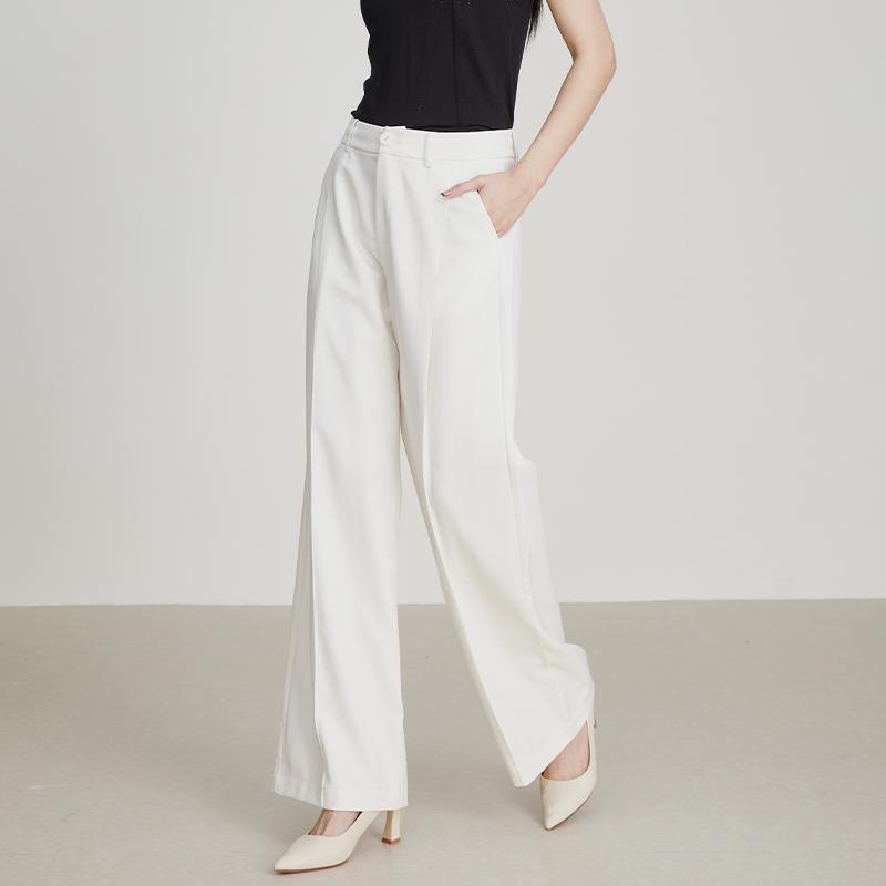 杨门通勤高腰长裤休闲裤