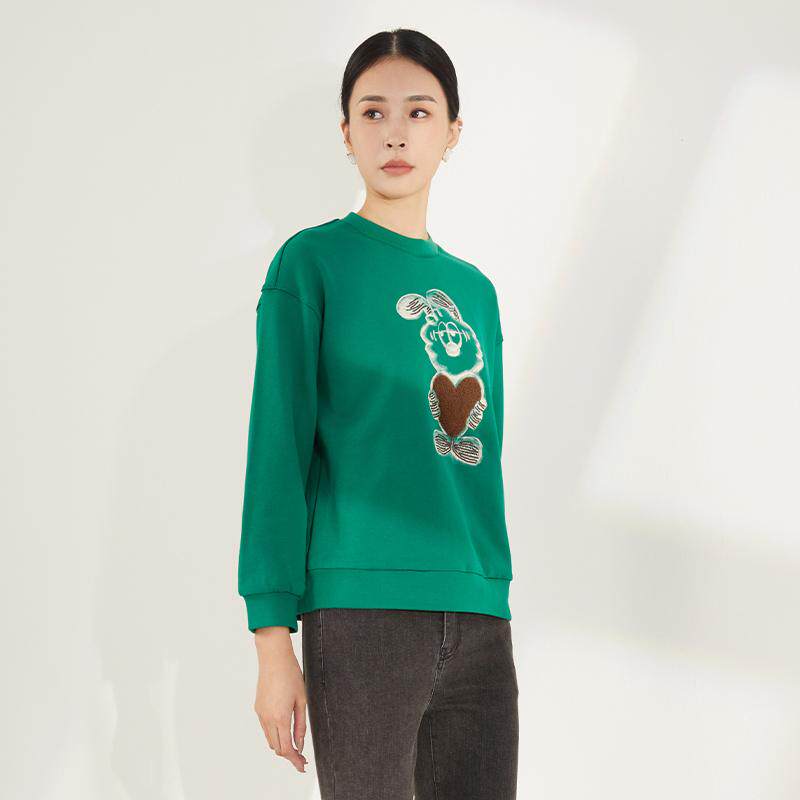 冬装卫衣杨门休闲风直筒