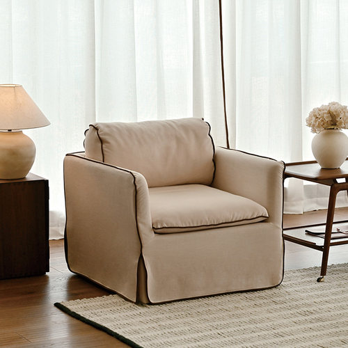 UCK日系诧寂风单人沙发椅