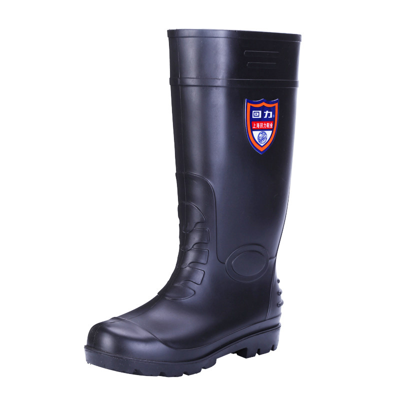 GENUINE PULL-BACK RUN TAKEAWAY RAIN BOOTS MENS LABOR PROTECTION WATER SHOES MENS RUBBER SHOES RAIN BOOTS WATERPROOF SHOES WATERPROOF AND NON-SLIP THICKENED