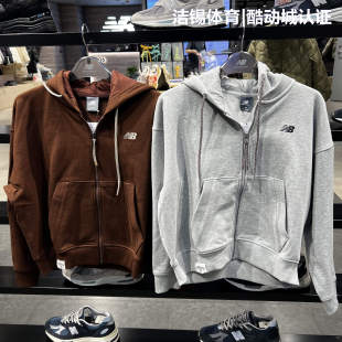 外套女 NB2026春休闲连帽针织纯棉夹克开衫 WJ61Z3OC BALANCE NEW