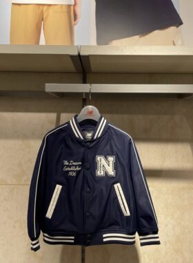 NEW BALANCE/NB儿童男女童秋休闲运动梭织棒球服外套7AE32013