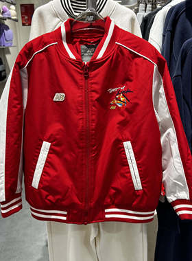 NEW BALANCE/NB26春儿童男女童休闲保暖立领棉服夹克外套7QG11023