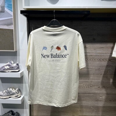 NB运动休闲透气圆领纯棉短袖T恤
