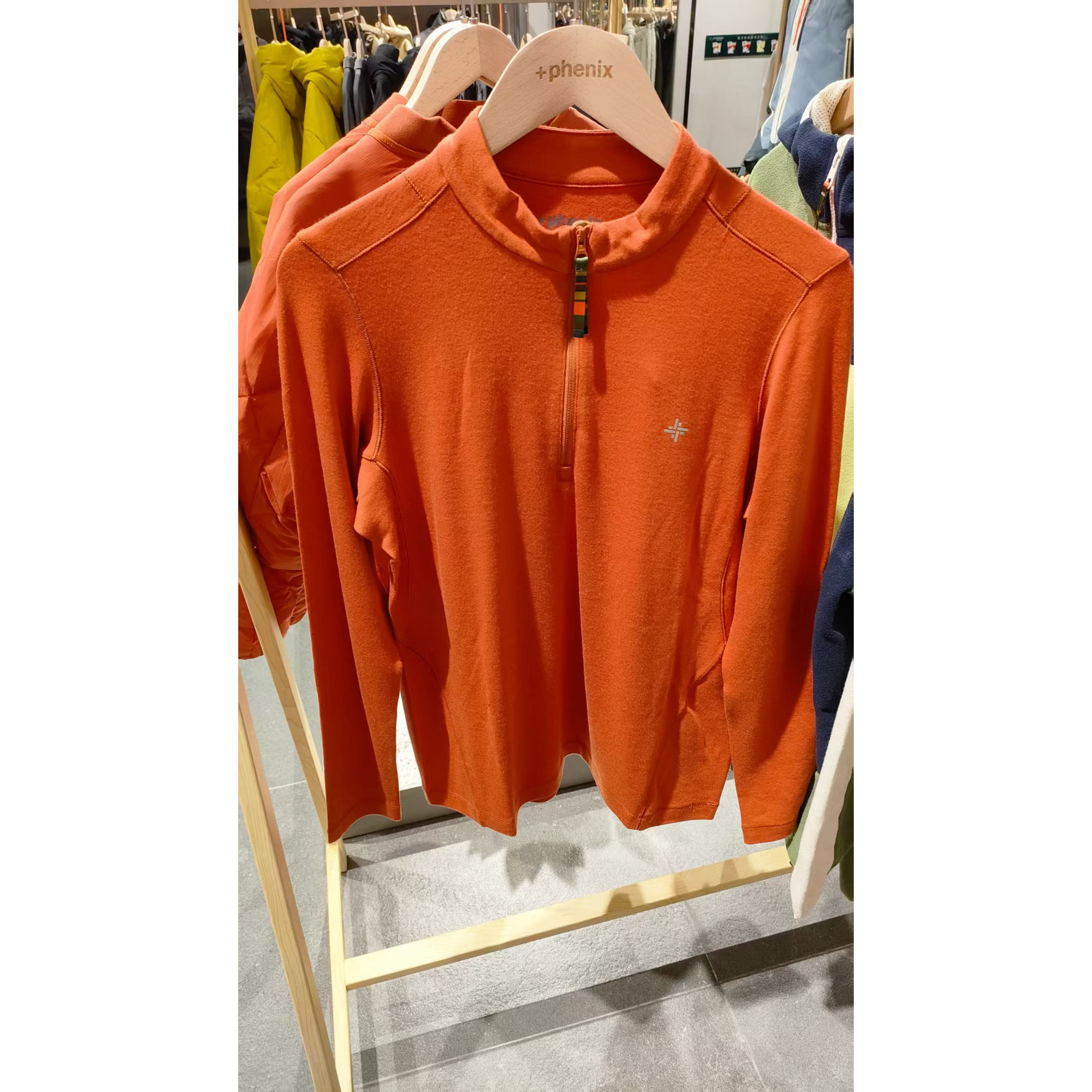 phenix菲尼克斯针织长袖T恤男女半高领天丝羊毛纯色上衣PI43ULT24,户外/登山/野营/旅行用品,户外休闲衣,淘宝优惠券,粉丝福利购,淘宝优惠卷