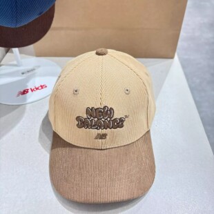 NEW BALANCE/NB帽子秋冬男女童休闲保暖鸭舌遮阳帽棒球帽8QF4E013