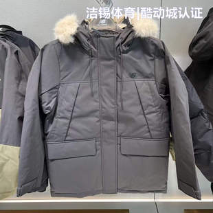 New Balance/NB2025冬休闲保暖防风工装连帽羽绒服外套女AWJ54323