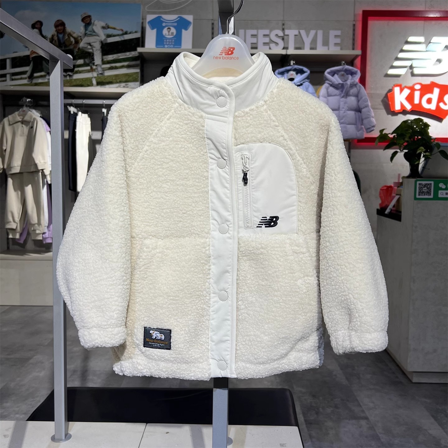 NB儿童休闲运动羊羔绒保暖外套