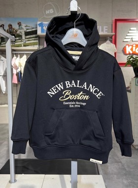 New Balance/NB2025冬儿童针织保暖连帽套头衫卫衣男女童7CF3E023
