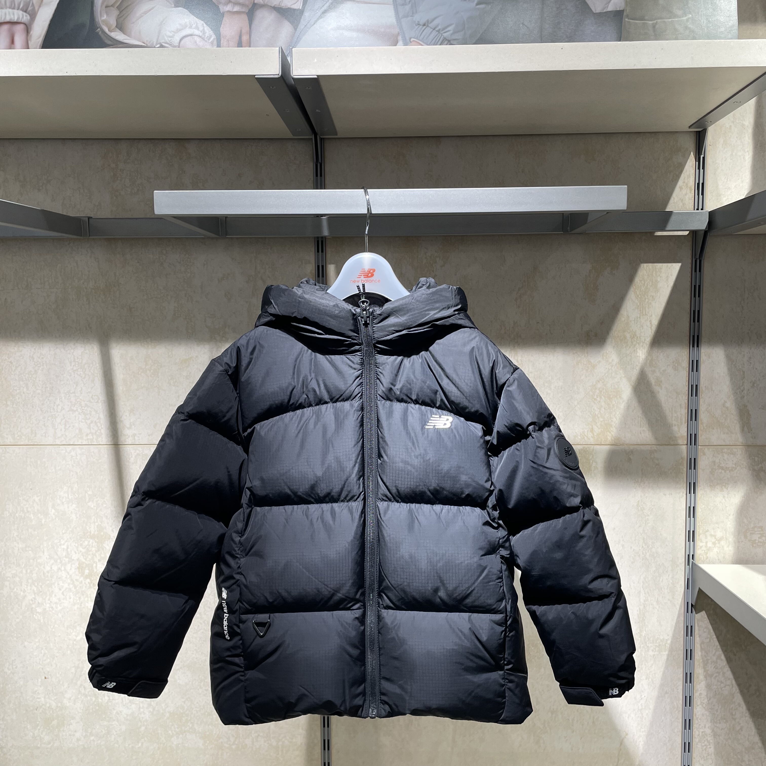 NB儿童三防鹅绒中长款羽绒服外套