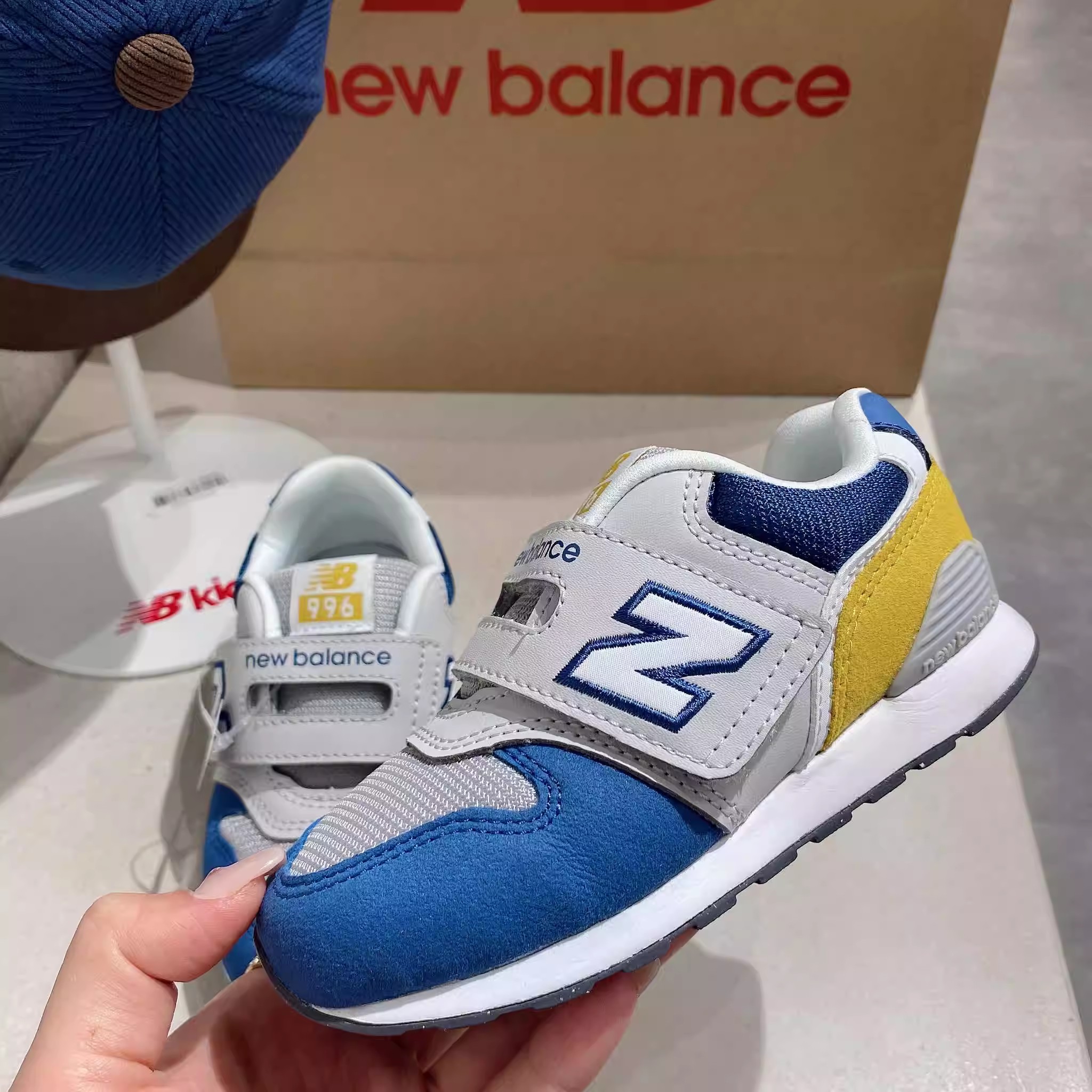 New Balance/NB童鞋25小童魔术贴透气轻便舒适跑步运动鞋IZ996TF3