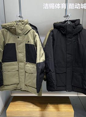 New Balance/NB2025休闲保暖加厚中长款连帽工装羽绒服男NPF41331
