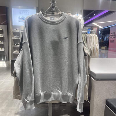 NB休闲针织时尚圆领套头衫卫衣男