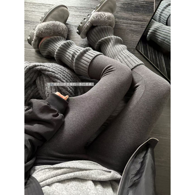 加绒版打底裤宽松显瘦打底裤秋冬