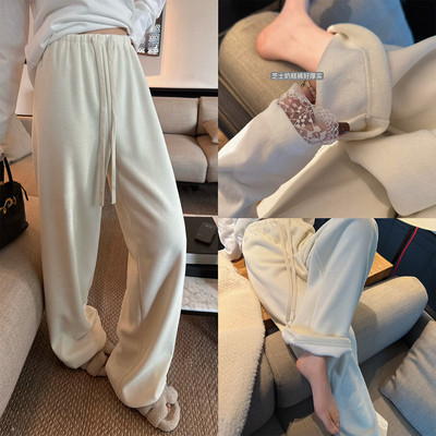 新款宽松休闲裤显高显瘦裤子女