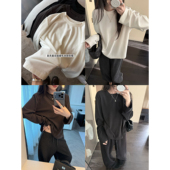 超实用主义&双面磨毛Tee极简好穿软糯圆领基础打底衫 LIL CHER