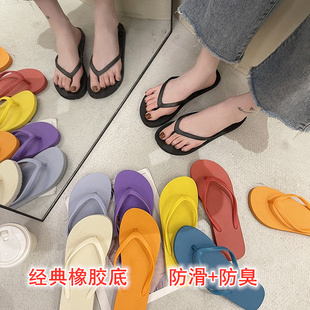 夏季复古泰国橡胶底人字拖男耐磨防滑防臭潮流夹脚夹板老缅甸拖鞋