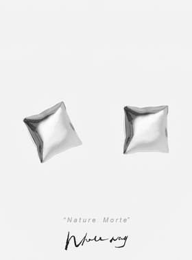 Whale Way | Nature Morte系列抱枕枕头耳钉耳环925纯银针男女款