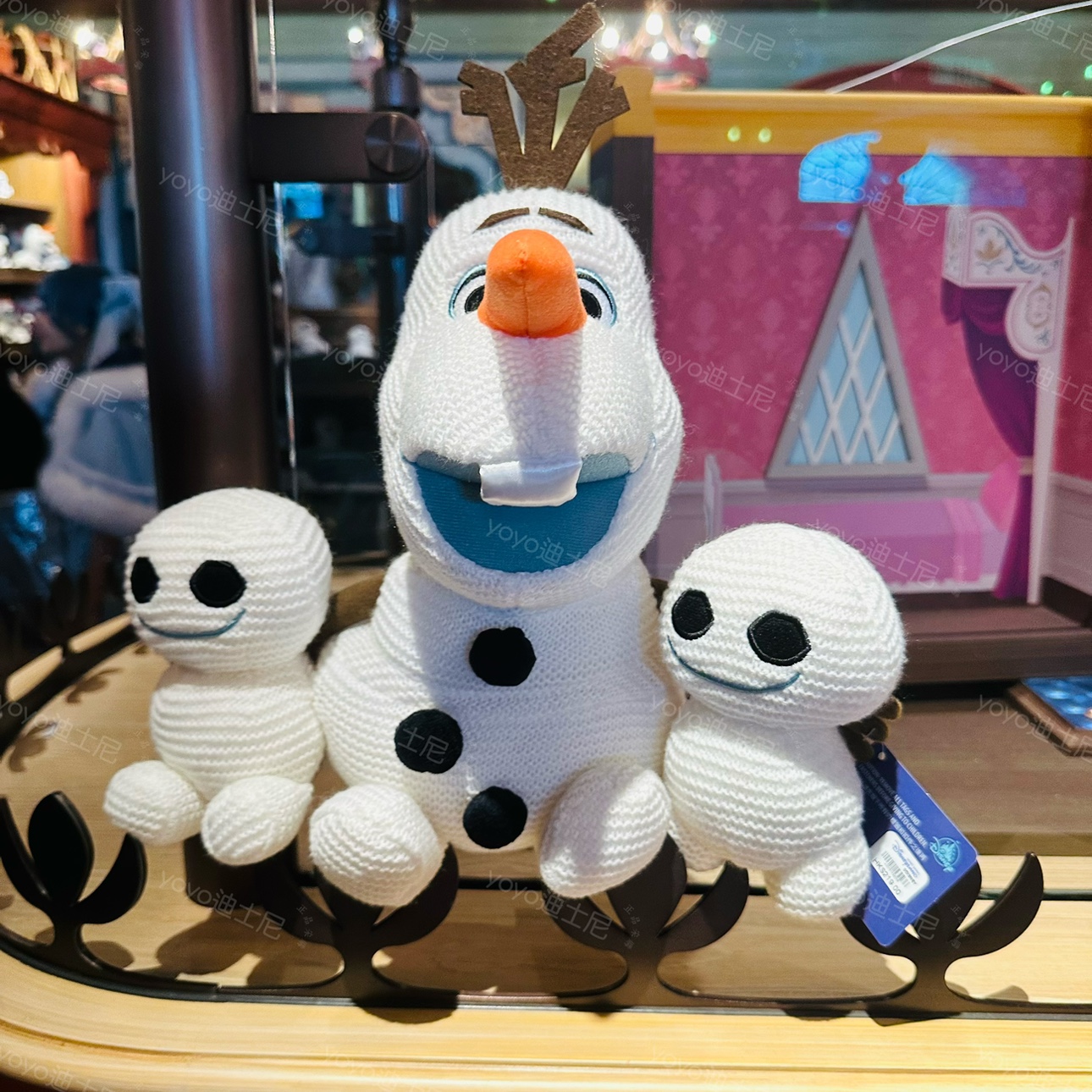 香港迪士尼 2023冰雪奇缘 雪宝olaf小雪人搞怪毛绒公仔玩偶抱枕