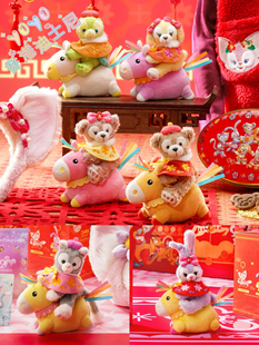 香港迪士尼2026年马年达菲雪梨玫玲娜贝儿星黛露毛绒公仔挂件盲盒