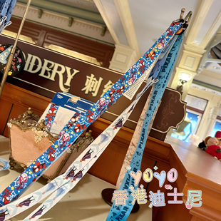 香港迪士尼 冰雪奇缘2 艾莎安娜公主 学生卡证件挂脖徽章挂件绳子