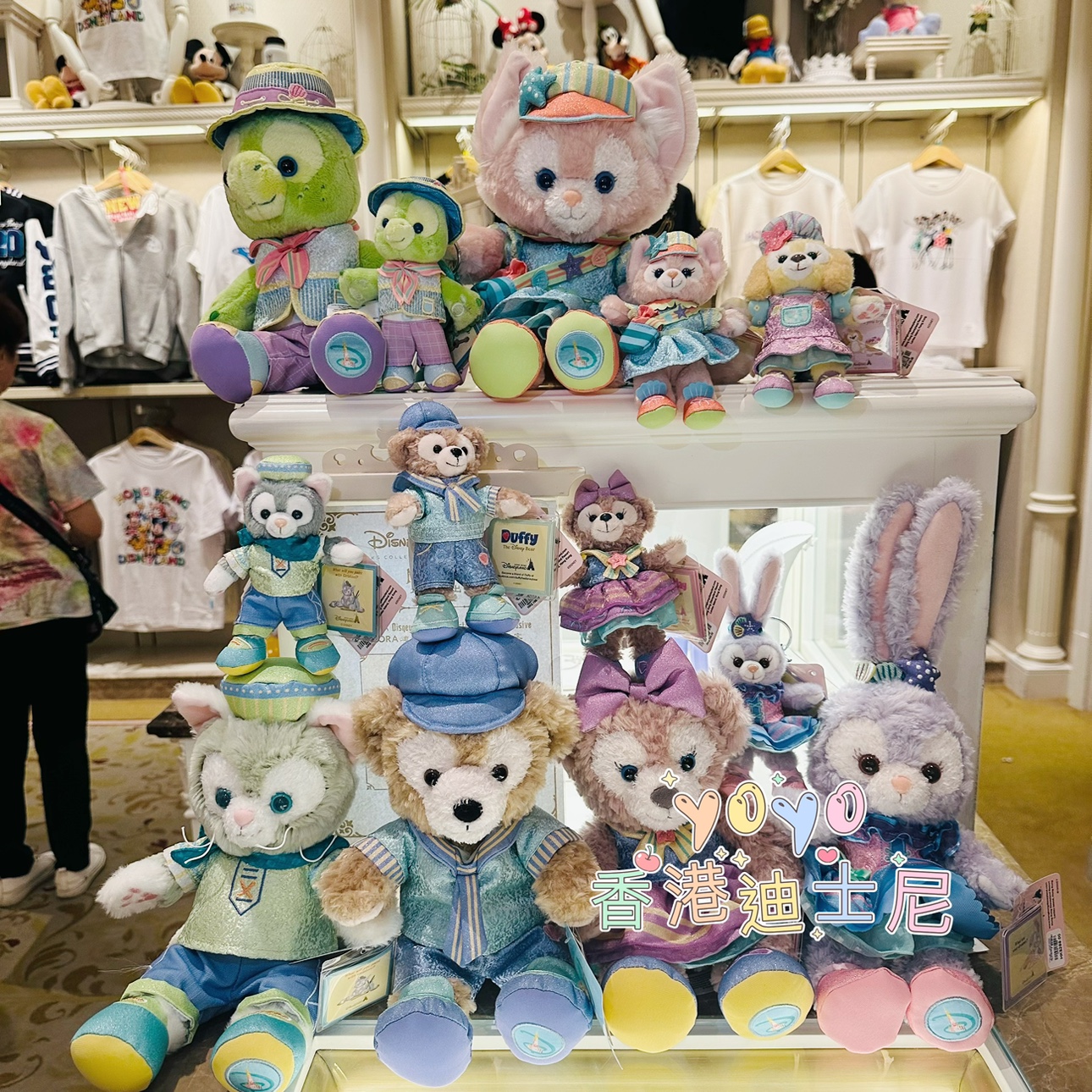 香港迪士尼2025 巡游花车系列七宝饼饼Olu星黛露毛绒公仔挂件