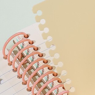 英瑞克纸面软线圈本a4美式科目大线圈本四孔替芯本横线多功能大学