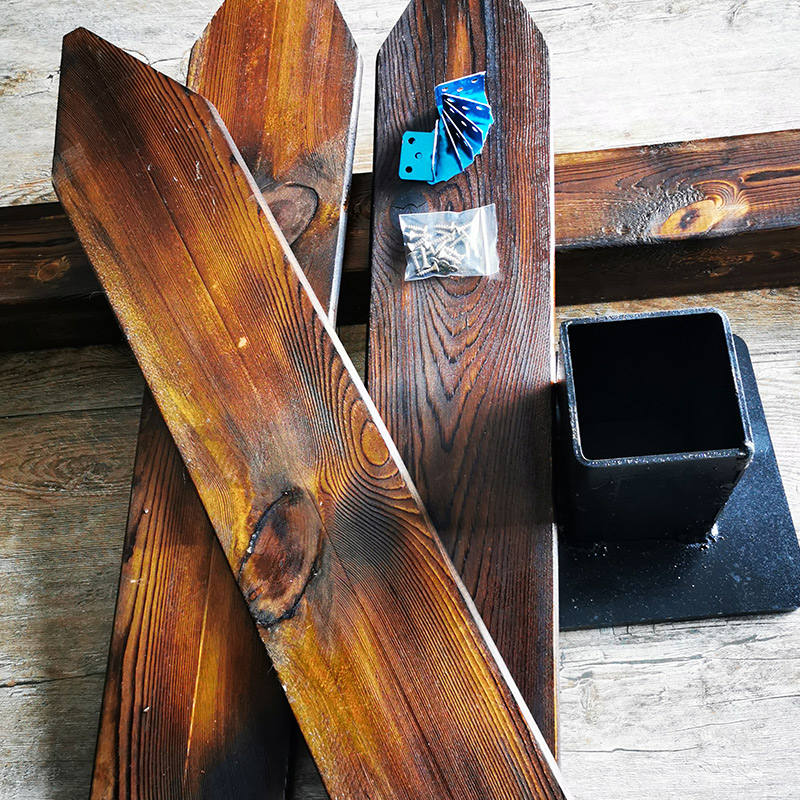 实木质园艺插地景区导p向牌指路标牌户外指示标识牌小区幼儿园立