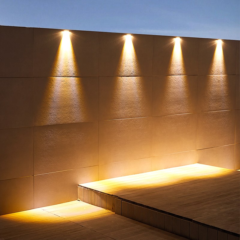 太阳能户外灯庭院围墙o灯花园布置室外防水台阶灯院子阳台氛围壁