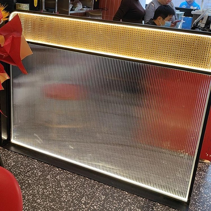 商用餐厅卡座矮隔断藤编屏风火锅店咖H啡酒馆免打孔可移动围栏半