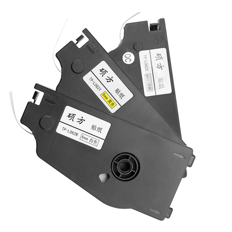 硕方tp 70/60/66/76 i线号机贴纸黄色LK092W白色L062银色标签纸