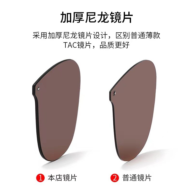 太阳镜2023新款女l级感防紫外线gm同款尼龙偏光太阳镜男UV400UVA
