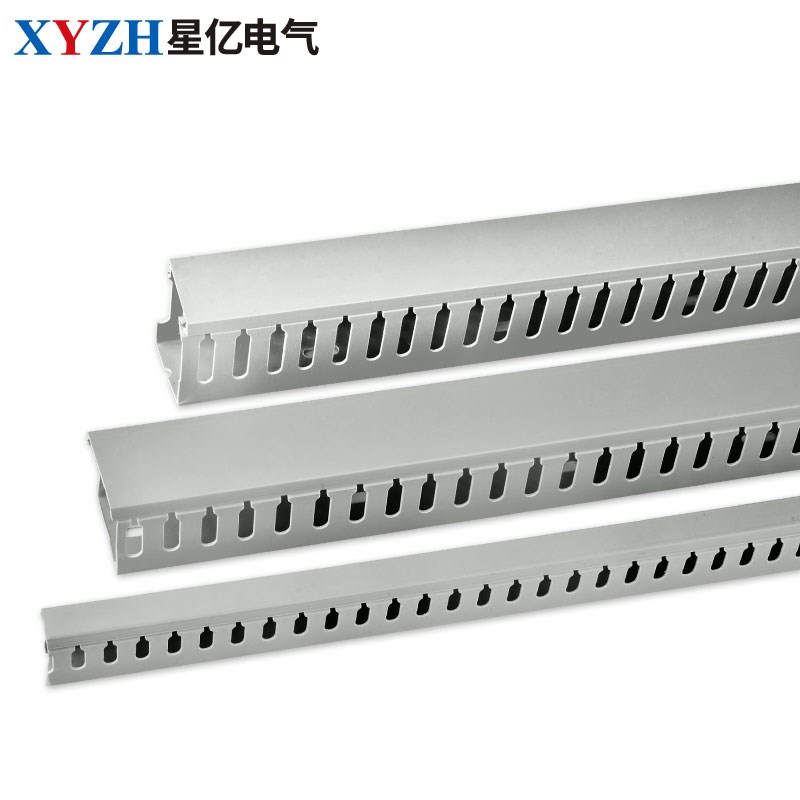 50*5a5银灰色绝缘配线槽pvc阻燃 明装布线槽 100米/箱明线电线槽