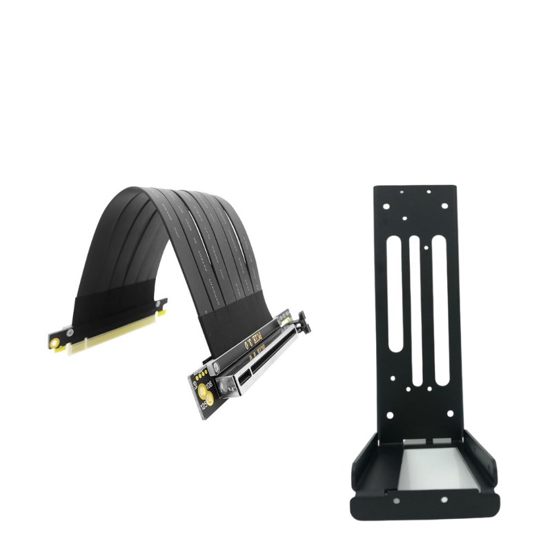 ATX机箱ADT直角l显卡竖装延长线PCIE3.0X16支架追风者TT先马趣造