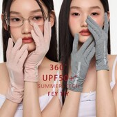 夏季 feytiy 面膜l手套 裸感冰凉防晒触屏五指手套户外运动骑车男