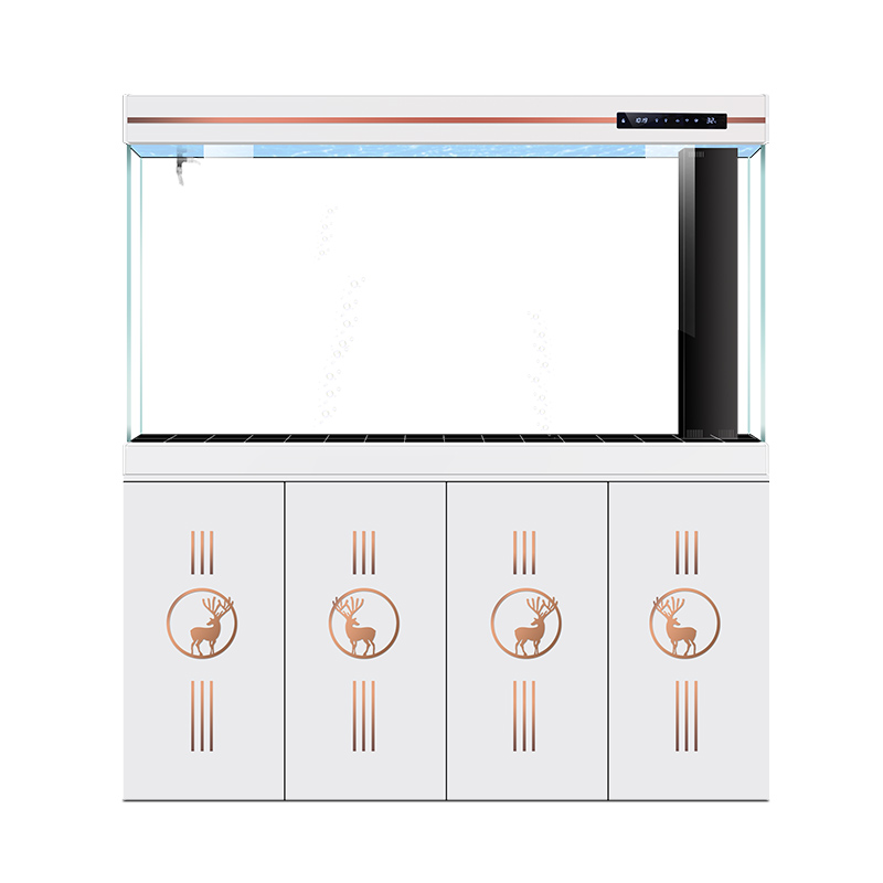 2022新款简i欧鱼缸客厅落地大型家用屏风水族箱中型高端玄关隔断