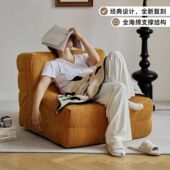懒人沙发复古方块卧室阳台榻榻米客厅单人休闲躺椅人类狗窝小户型