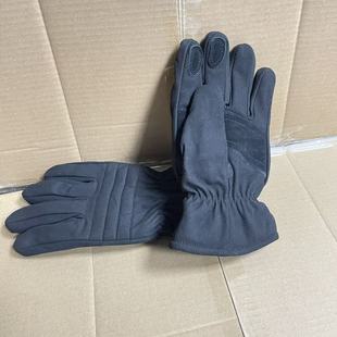 加厚保暖正品地勤手套加绒防寒冬季防水耐磨骑行机车户外机务黑色