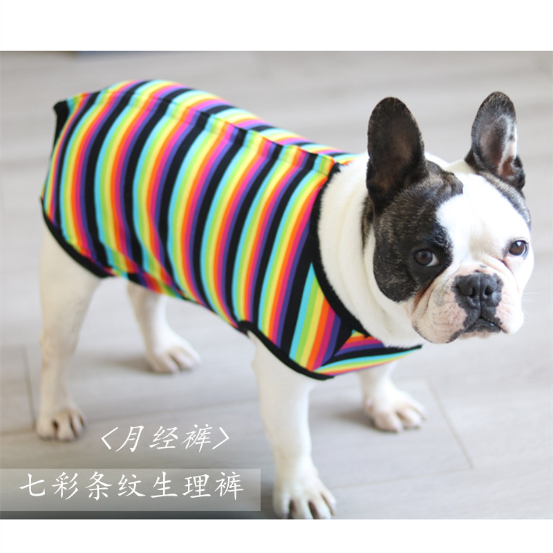 安班 宠物生理裤法斗八哥专用中小犬狗狗外出防骚扰避孕经期背心