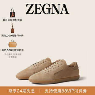 [礼物]ZEGNA杰尼亚男鞋夏季新品 232 绒面革运动鞋