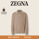 麦叔同款 Polo ZEGNA杰尼亚男装 山羊绒及桑蚕丝材质 衫 春季
