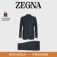 ZEGNA杰尼亚男装 海军蓝15milmil15羊毛西服套装