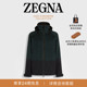 黑色Oasi ZEGNA杰尼亚冬季 深绿色 Cashmere羊绒滑雪夹克