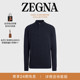 ZEGNA杰尼亚男装 混海军蓝OasiCashmere羊绒拉链毛衣